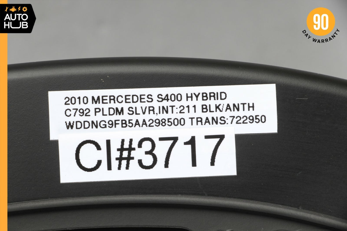 07-14 Mercedes W221 S400 CL550 Left Side Dashboard AC A/C Air Vent Black OEM - photo 8