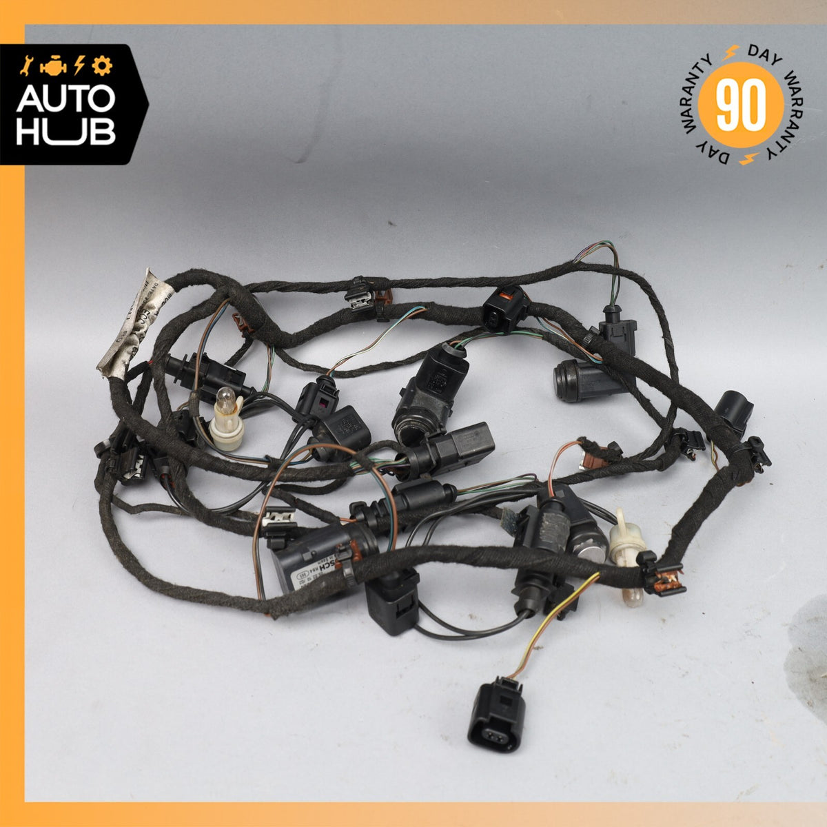 Bentley Continental GT GTC Rear Bumper Parking Sensor Wire Harness PDC OEM 31k - photo 5
