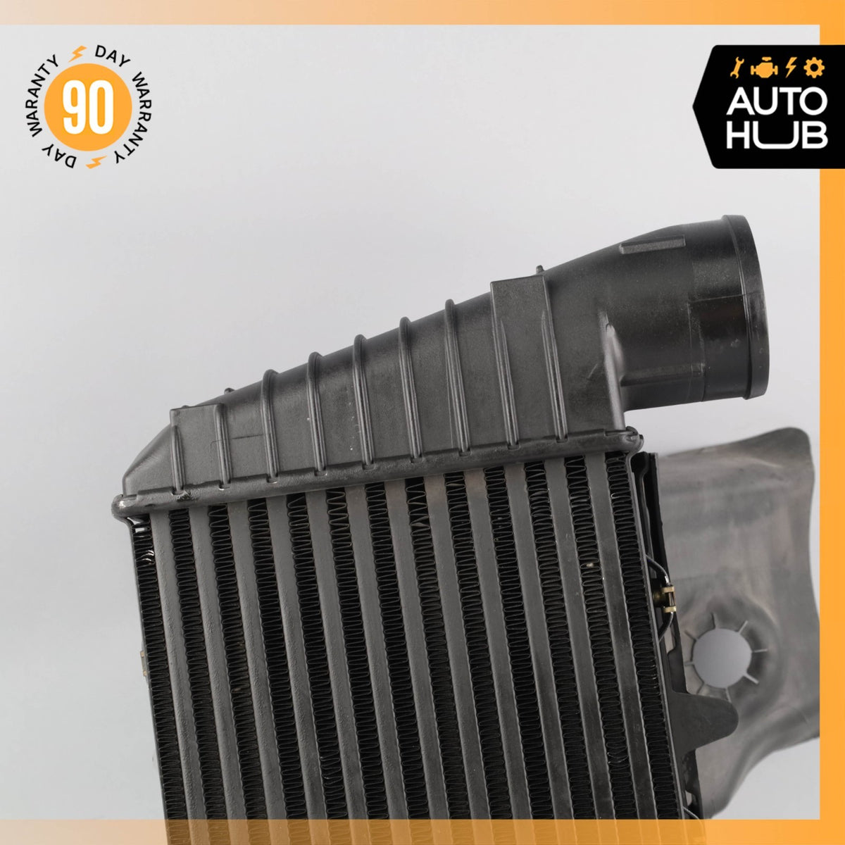 Bentley Continental GT 6.0L Right Turbo Intercooler Radiator w/ Air Duct OEM - photo 3