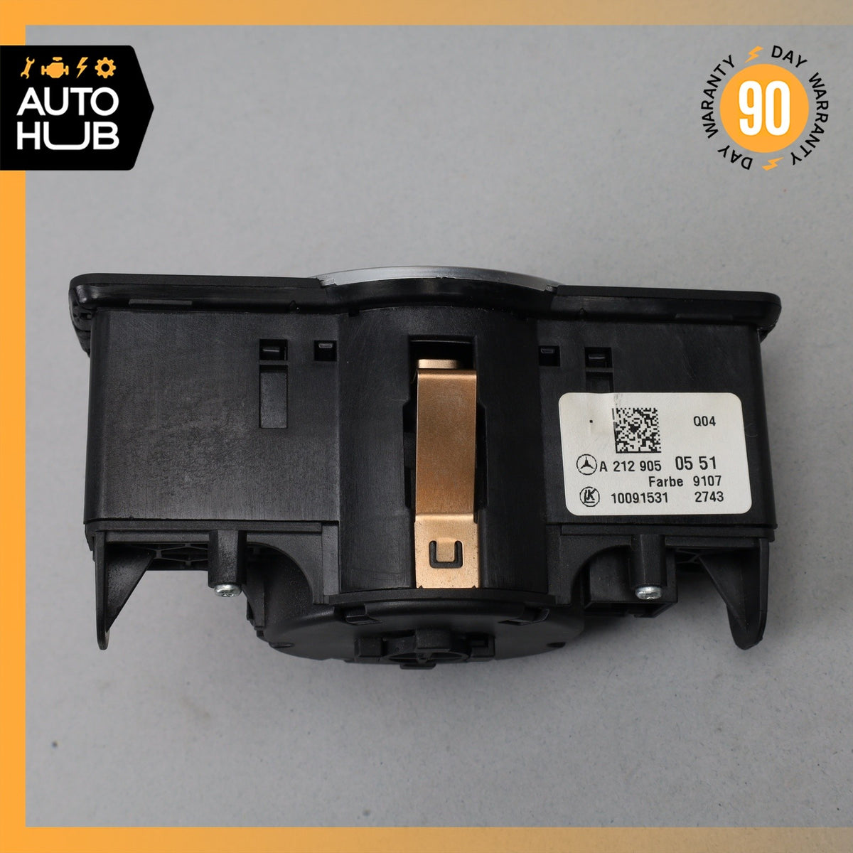 08-20 Mercedes W207 E350 SLK250 Headlight Fog Light Switch Control Module OEM - photo 2