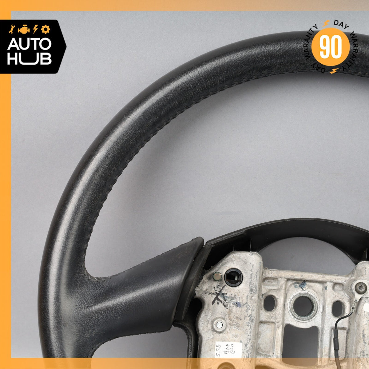 2005 Chevrolet Corvette C6 Steering Wheel Black OEM 78k - photo 4