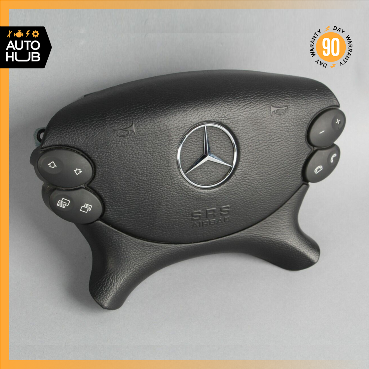 Mercedes W211 E350 CLS500 CLK350 Steering Wheel Airbag Air Bag Black OEM 57k - photo 1