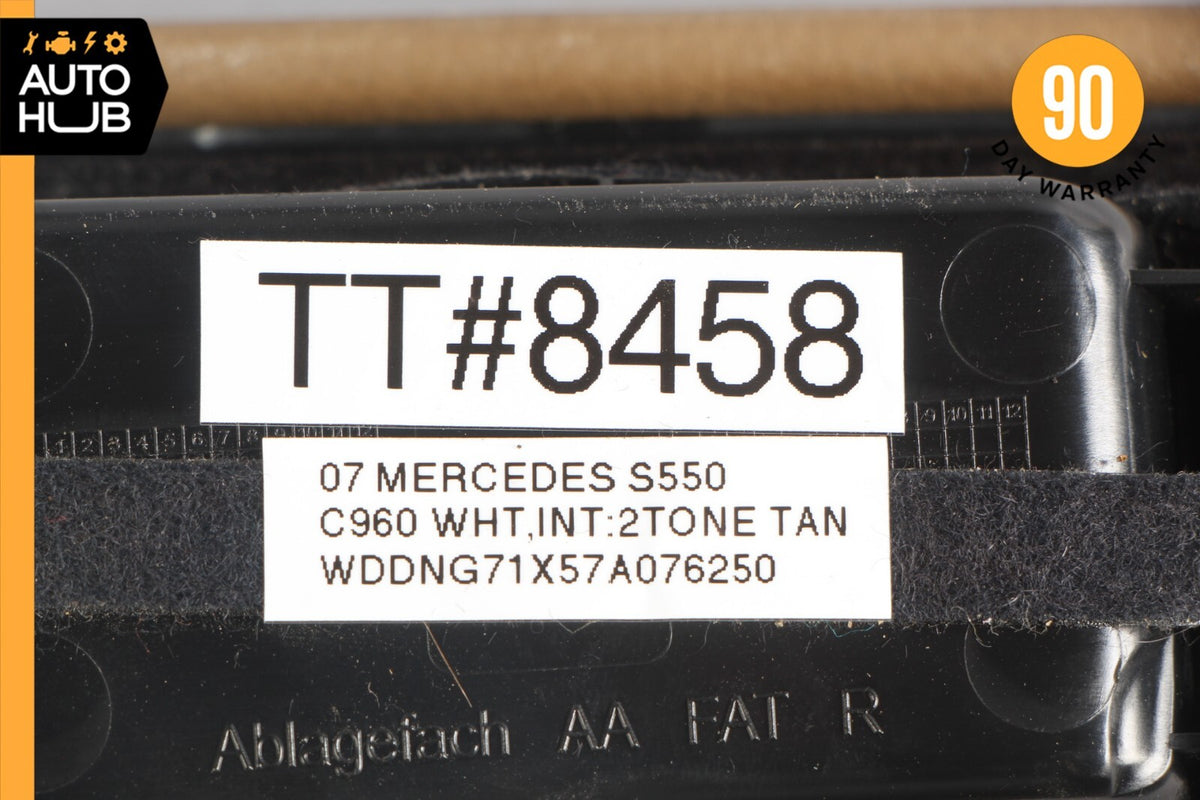 Mercedes W221 S550 S450 Front Right Interior Door Panel Storage Compartment OEM - photo 11