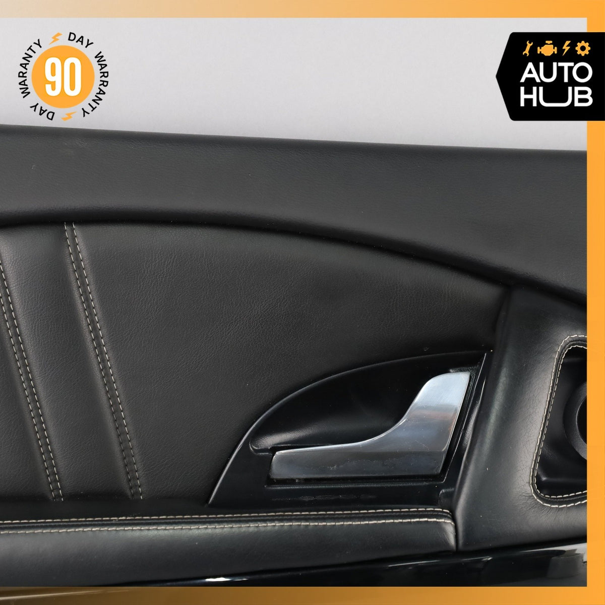 03-13 Maserati Quattroporte M139 Front Left Side Interior Door Panel Black OEM - photo 3