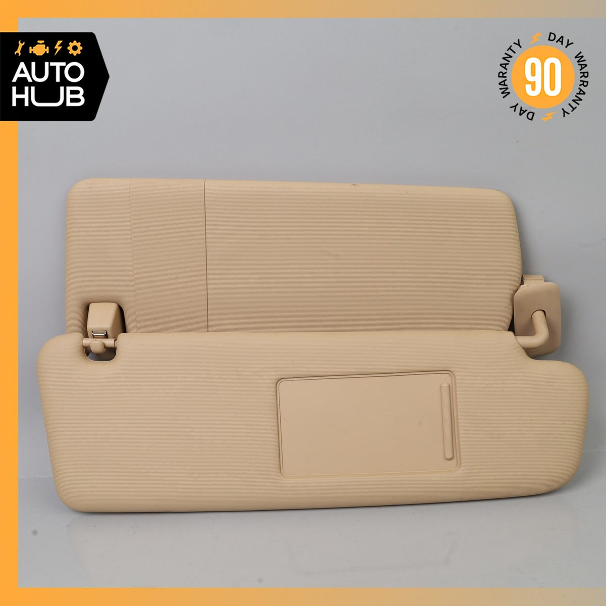 11-14 Porsche Cayenne 958 Sun Visor Sunvisor Front Right Side Beige OEM - photo 8