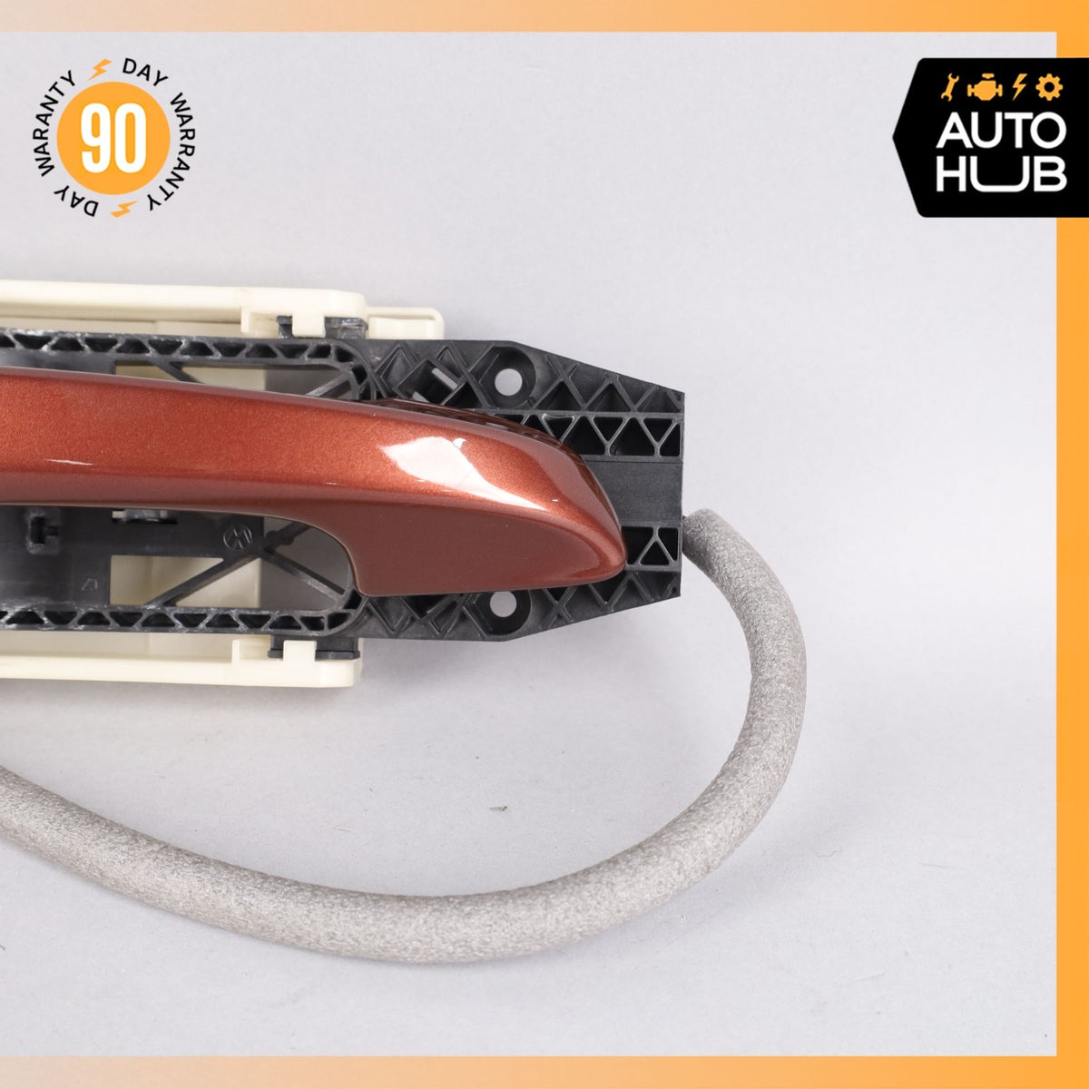 11-18 Porsche Cayenne 958 Rear Left Side Exterior Door Handle Red OEM - photo 4