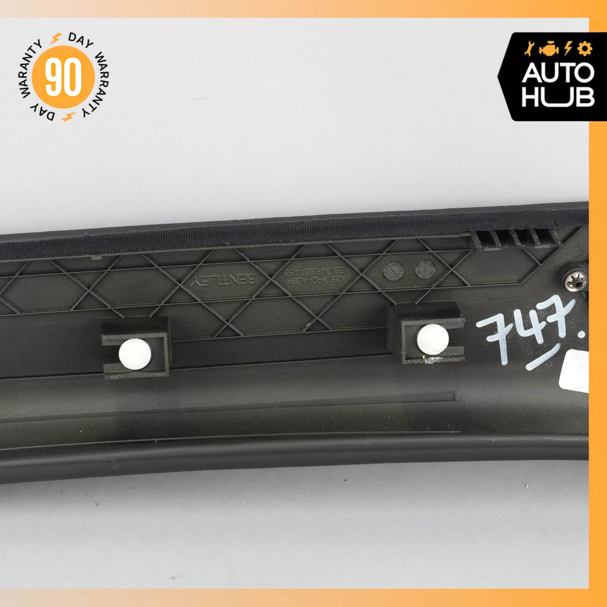 Bentley Continental Flying Spur Front Right Side Interior Trim Panel A Pillar - photo 7