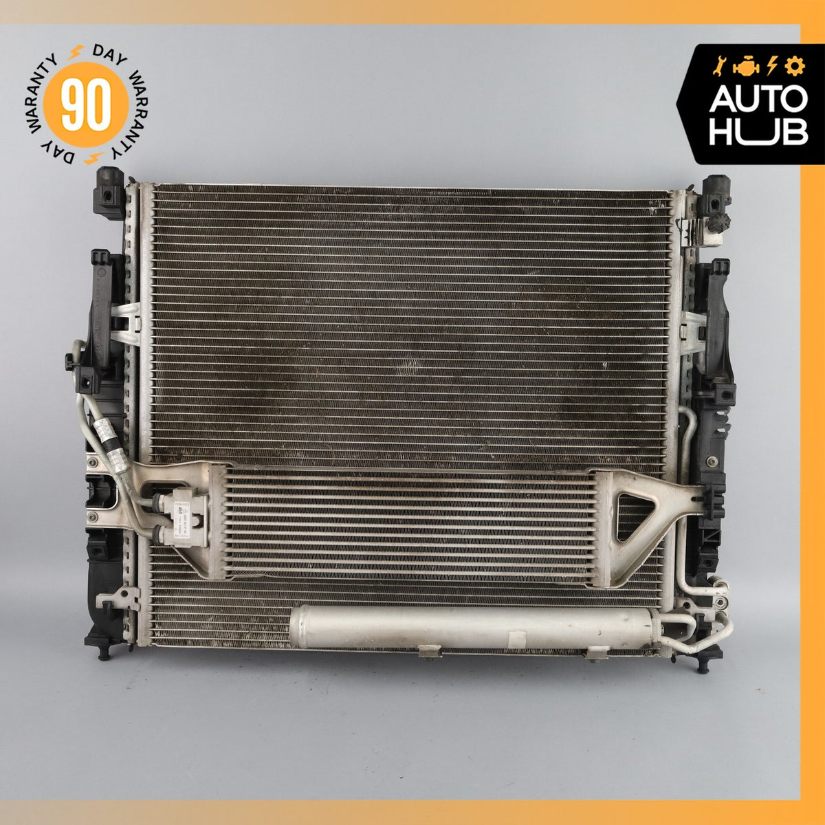 06-13 Mercedes X164 GL350 R350 Cooling Radiator AC Condenser Oil Cooler OEM - photo 2