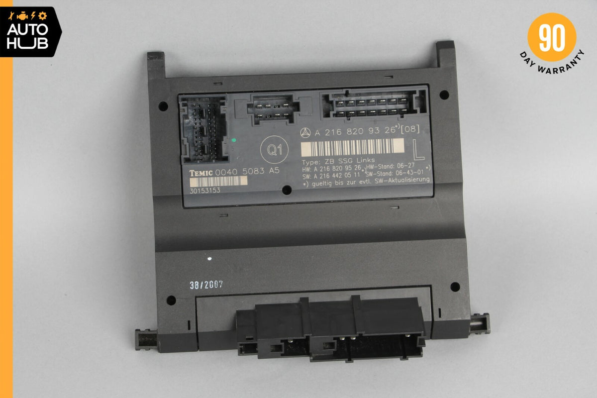 07-14 Mercedes W216 CL550 CL63 AMG Front Left Under Seat Control Module OEM - photo 6