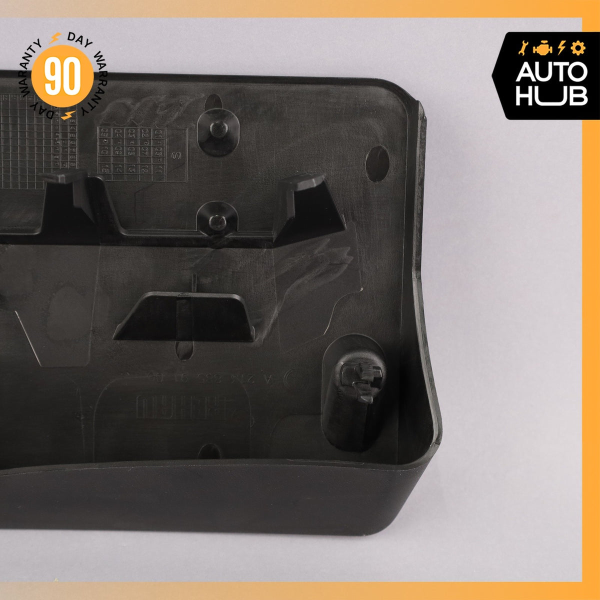 Mercedes W213 E300 E350 E63 Front Bumper License Plate Holder OEM - photo 8