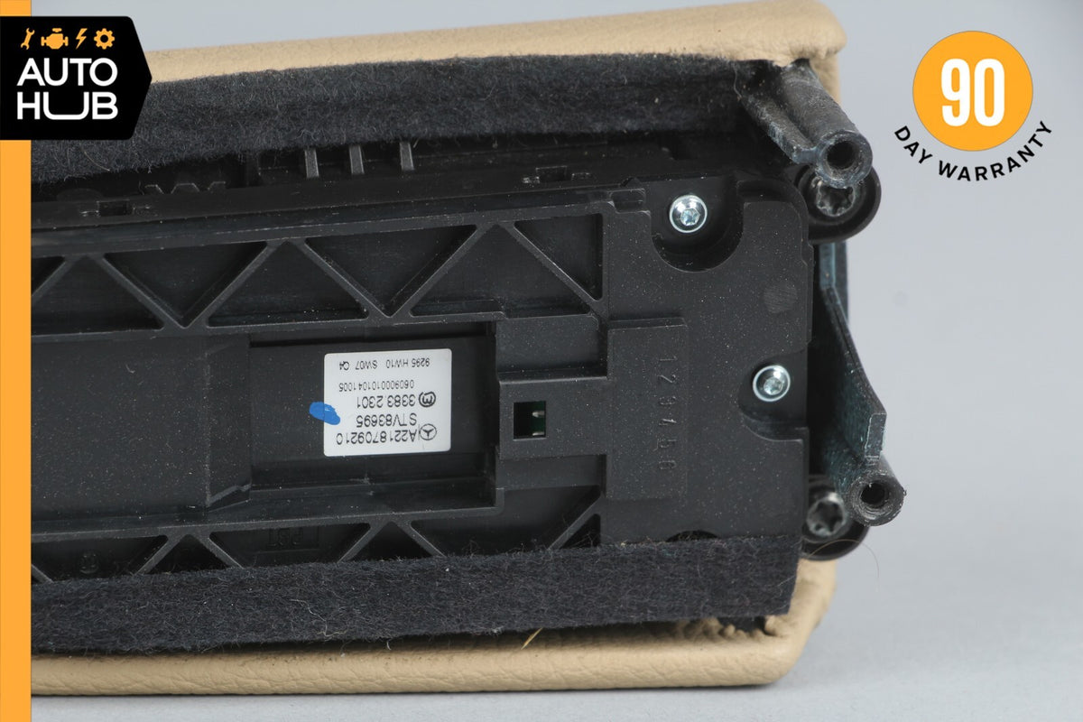 10-13 Mercedes W221 S550 S400 Rear Left Driver Window Control Switch Beige OEM - photo 11
