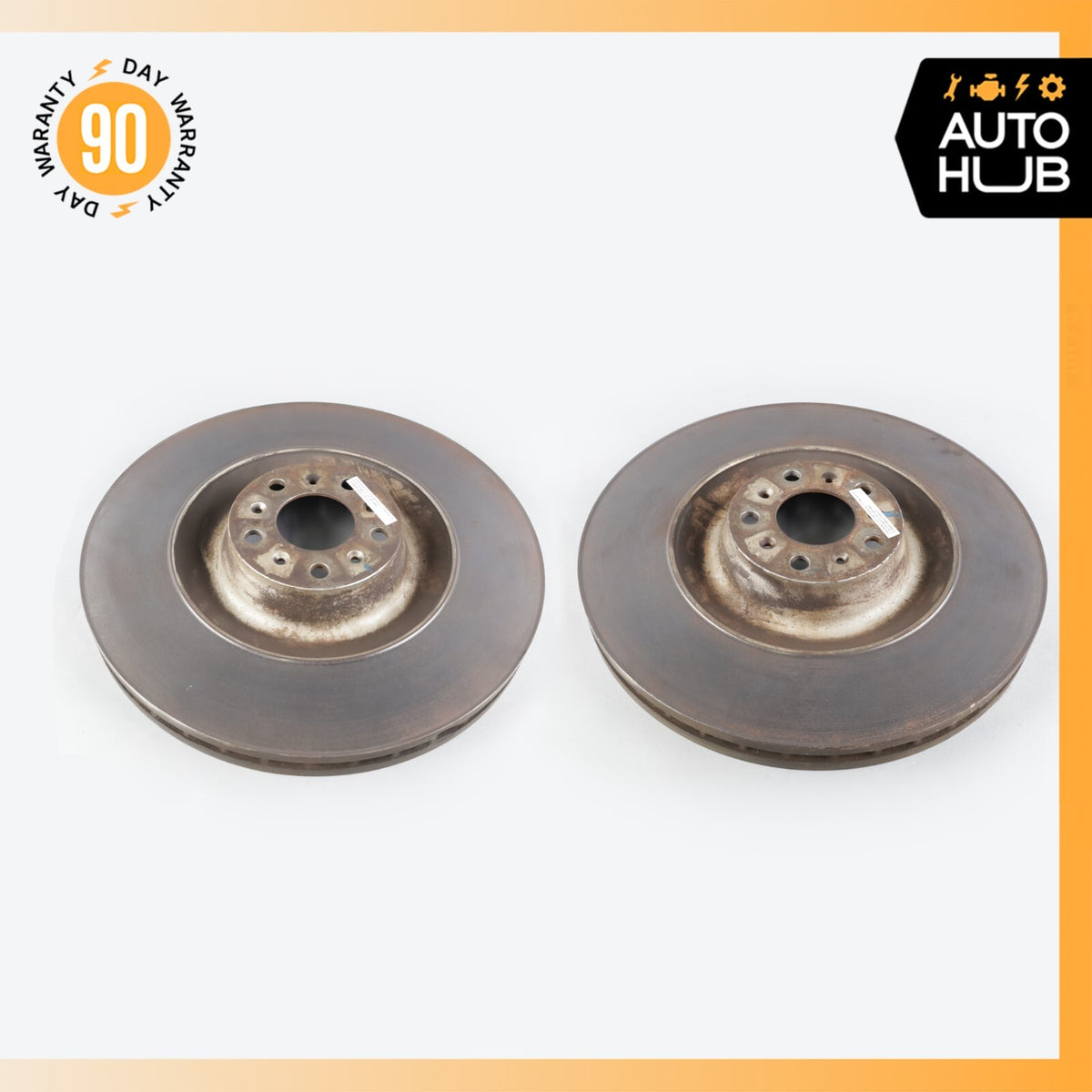 Bentley Continental Flying Spur GT Front Brake Rotors Disc Left & Right Set 58k - photo 1