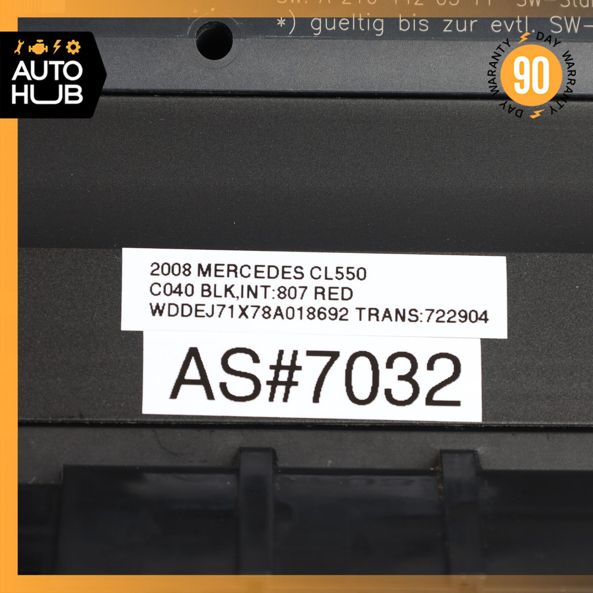 07-14 Mercedes W216 CL550 CL63 AMG Front Left Driver Seat Control Module OEM - photo 10