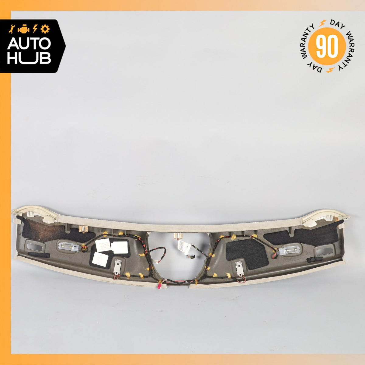 03-12 Mercedes R230 SL600 SL550 Front Top Upper Headliner Trim Panel Suede OEM - photo 9