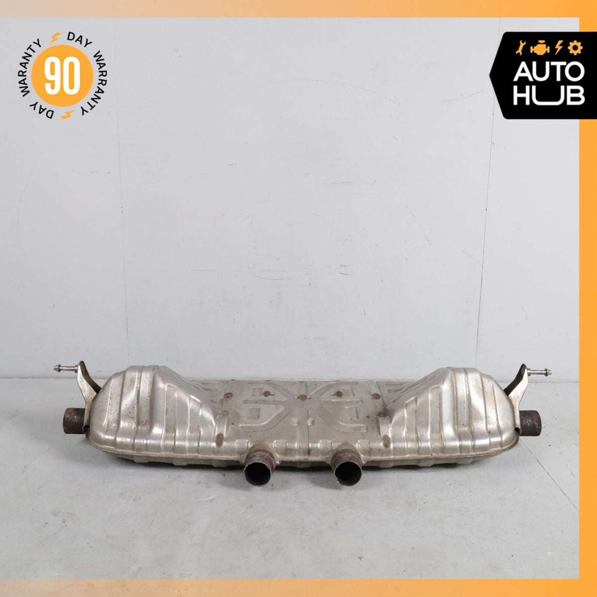03-06 Porsche Cayenne 955 Turbo S Dual Exhaust Muffler Mufflers Assembly OEM - photo 2