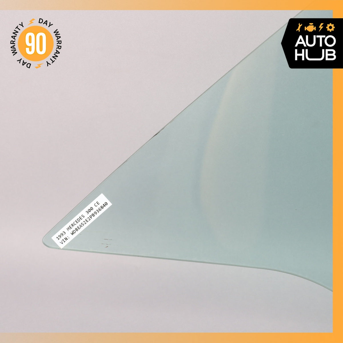 88-95 Mercedes W124 300CE E320 Coupe Left Quarter Window Glass OEM - photo 16