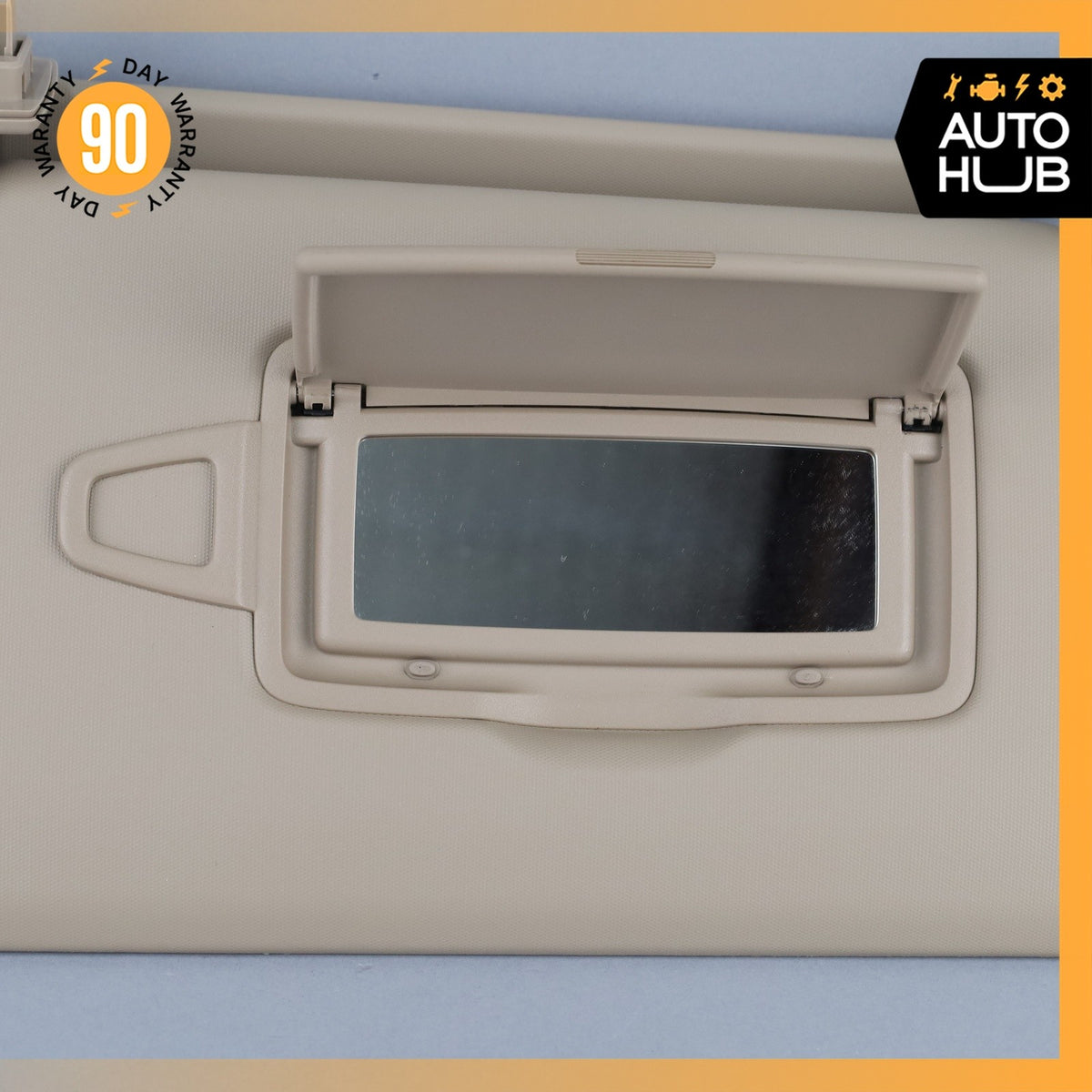12-19 Mercedes W166 ML350 Sun Visor Sunvisor Right Passenger Side Beige OEM - photo 12