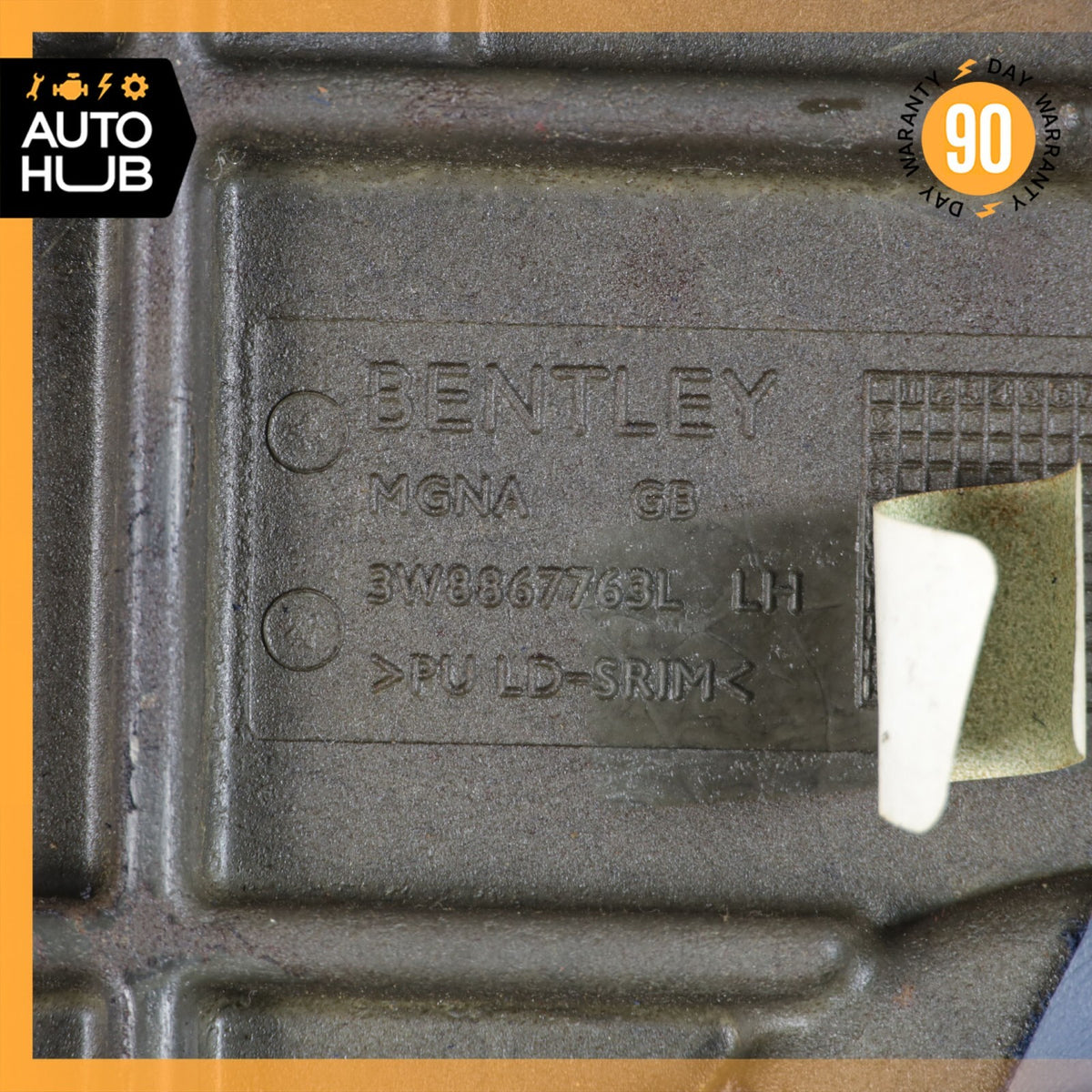 03-10 Bentley Continental GT Coupe Rear Left Interior Shelf Cover Trim OEM 36k - photo 16