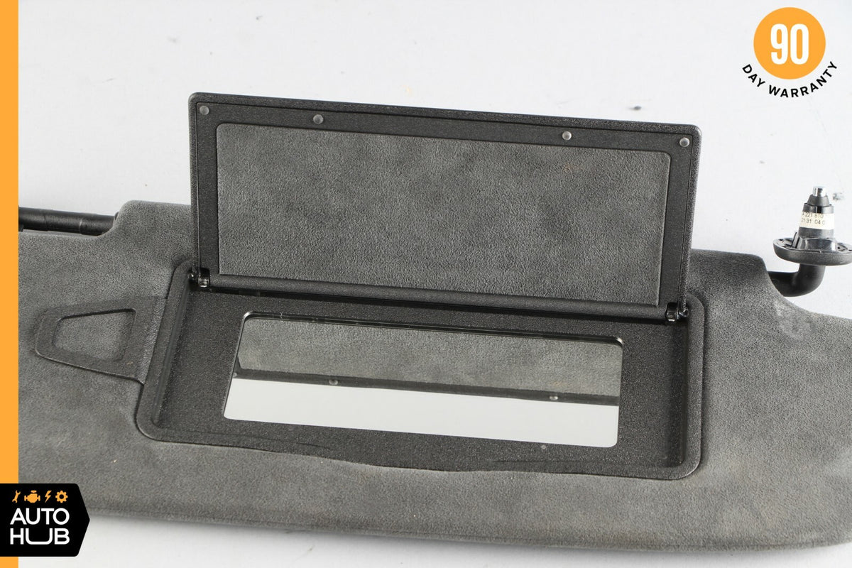 Mercedes W216 CL63 AMG S600 Right Passenger Sun Visor Shade Sunvisor Suede OEM - photo 5