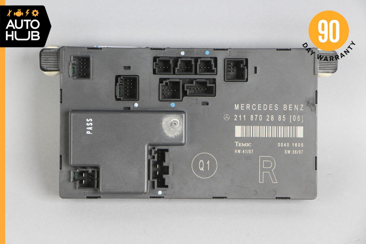 03-09 Mercedes W211 E350 E550 Front Right Passenger Door Control Module OEM - photo 5