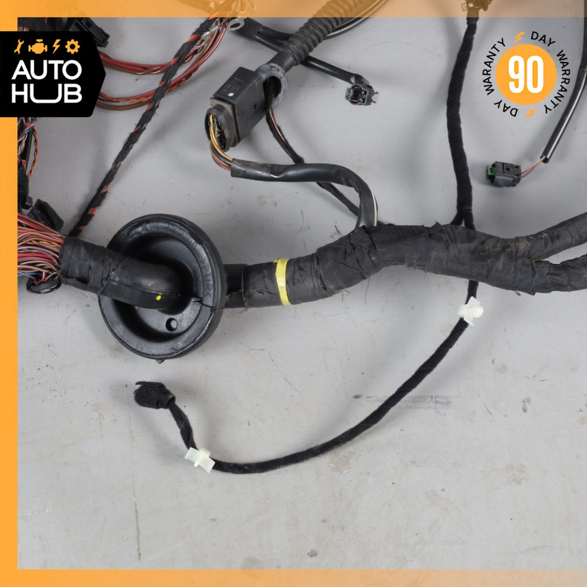 17-19 Porsche 991 911 C4S Rear Right Relay Fuse Box Wiring Harness Cut OEM 24k - photo 17