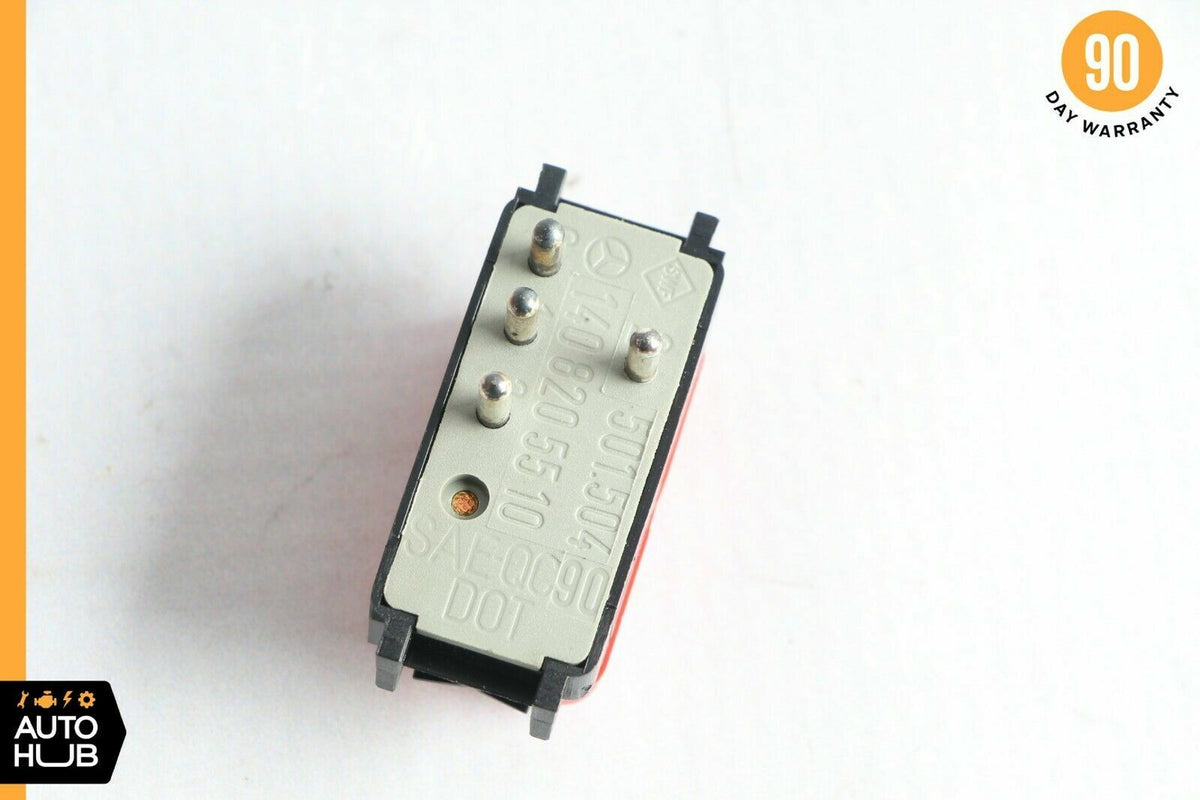 90-95 Mercedes R129 SL320 Hazard Warning Light Switch Button 1408205510 OEM - photo 3