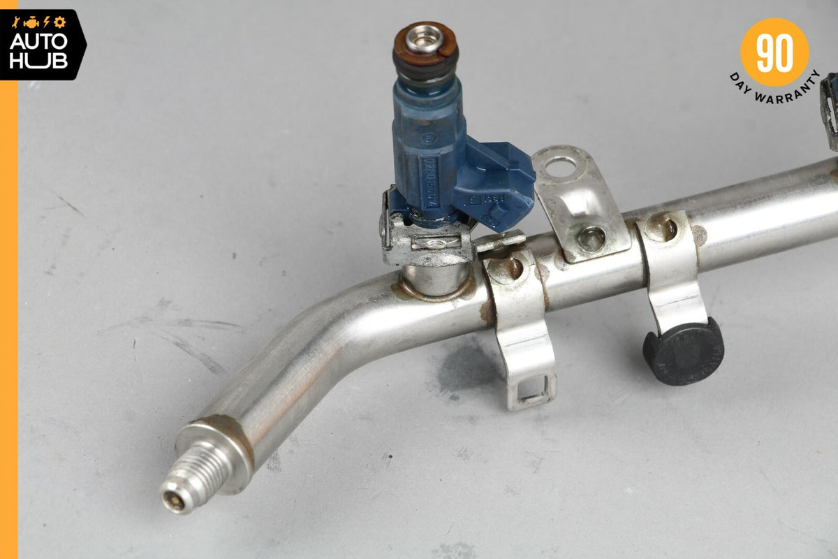 01-05 Mercedes R170 SLK320 ML320 E320 Fuel Injector Rail W/ Fuel Injectors OEM - photo 7