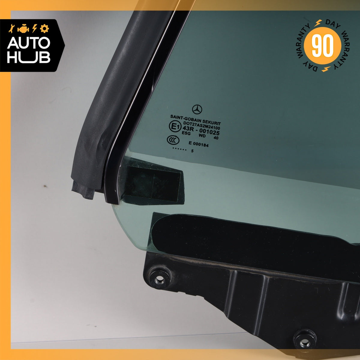 03-12 Mercedes R230 SL500 SL55 AMG Rear Left Side Quarter Window Glass OEM - photo 3