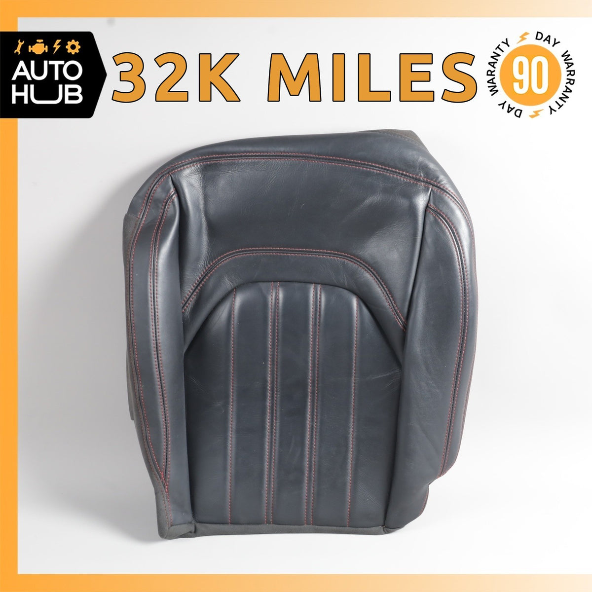 14-17 Maserati M156 Quattroporte Front Right Lower Bottom Seat Cushion Skin OEM - photo 1