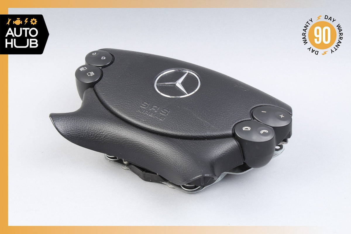 Mercedes R230 SL500 SL55 AMG CLK500 E350 Steering Wheel Airbag Air Bag Black OEM - photo 7