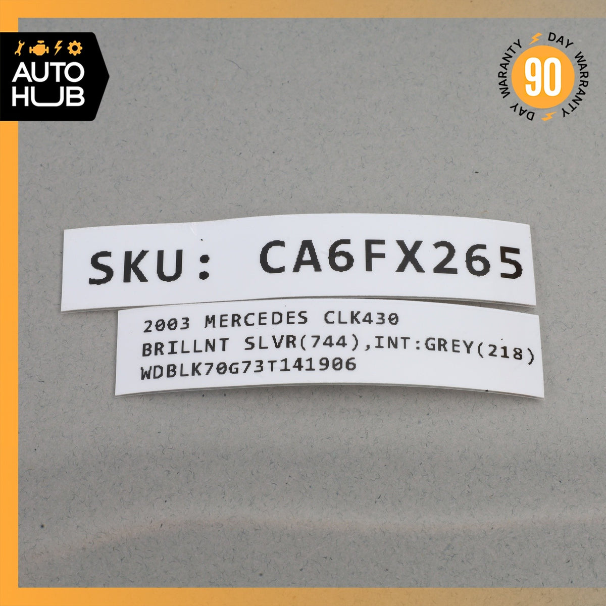 98-03 Mercedes W208 CLK430 CLK55 AMG Right Passenger Sunvisor Shade Cover OEM - photo 11