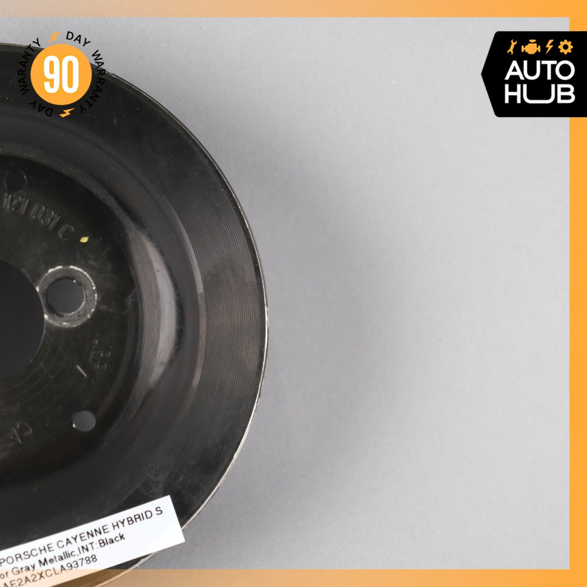 2012 Porsche Cayenne 958 Hybrid 3.0L V6 Engine Water Pump Pulley OEM - photo 3