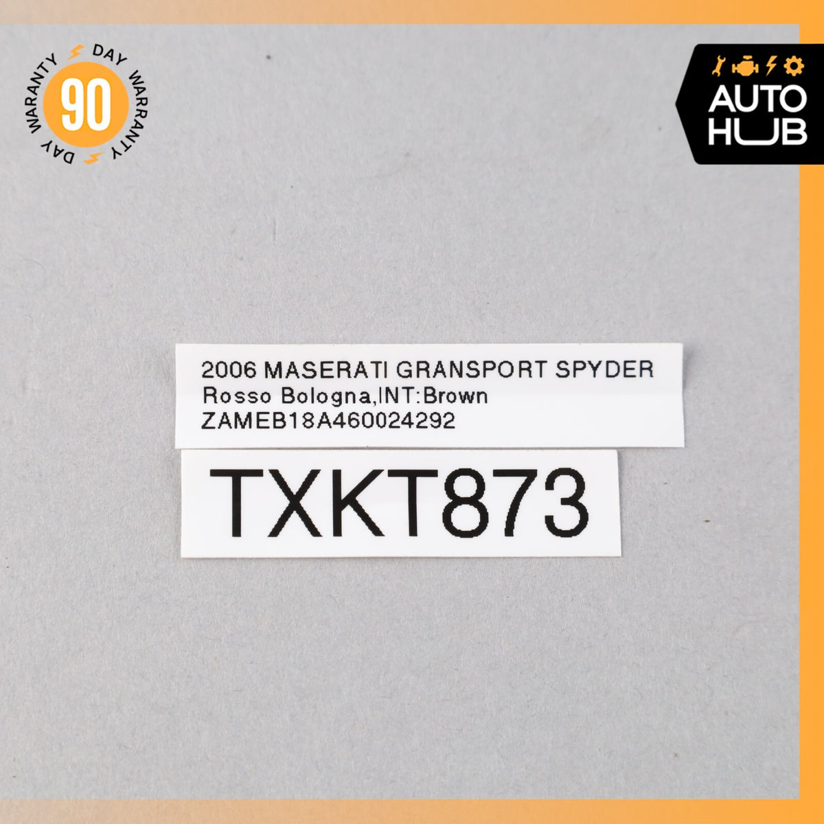 Maserati M138 GranSport Spyder Right Side Knock Sensor OEM 46k - photo 7