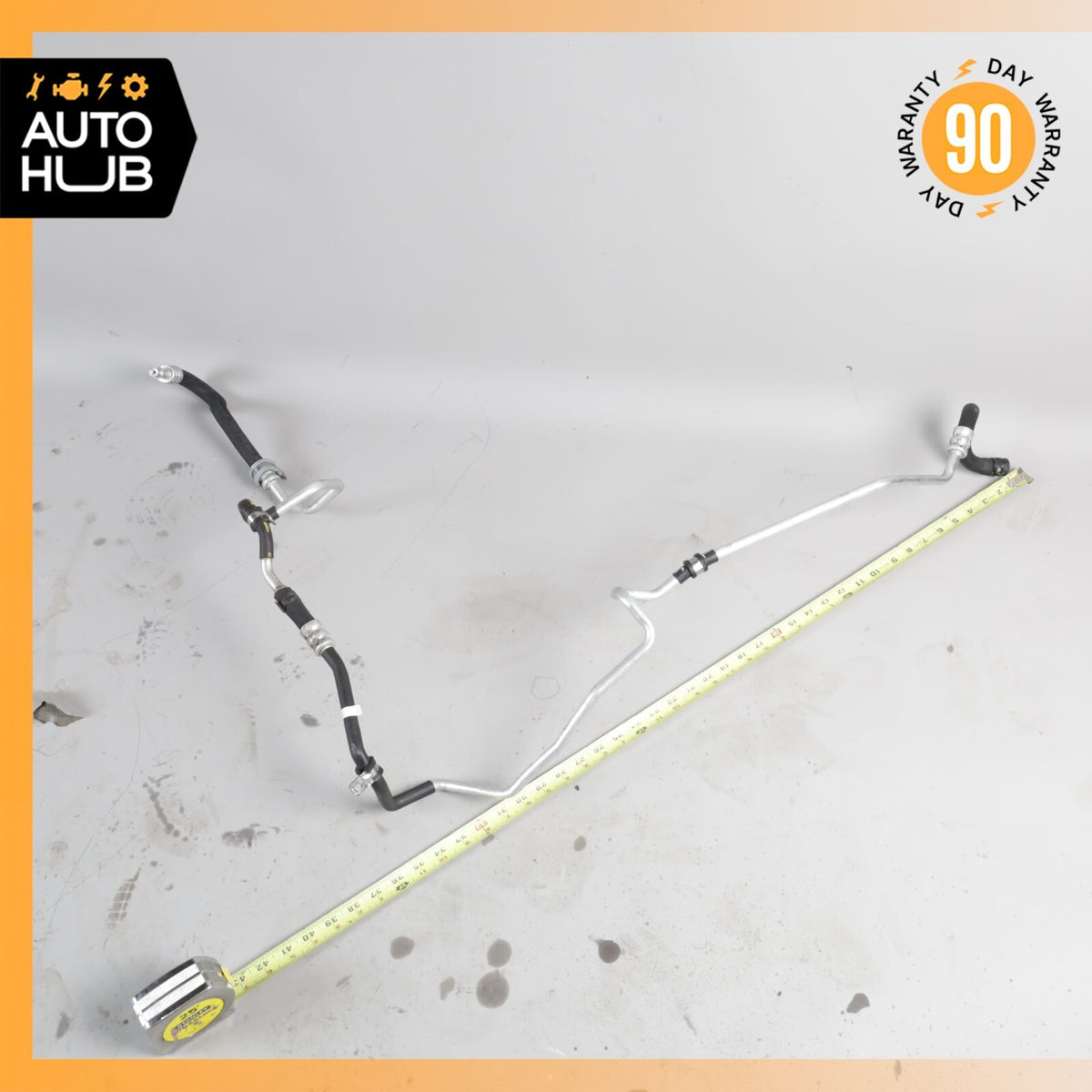 12-16 Porsche Panamera 970 Hybrid S Power Steering Hose Return Pipe Line OEM 70k - photo 10