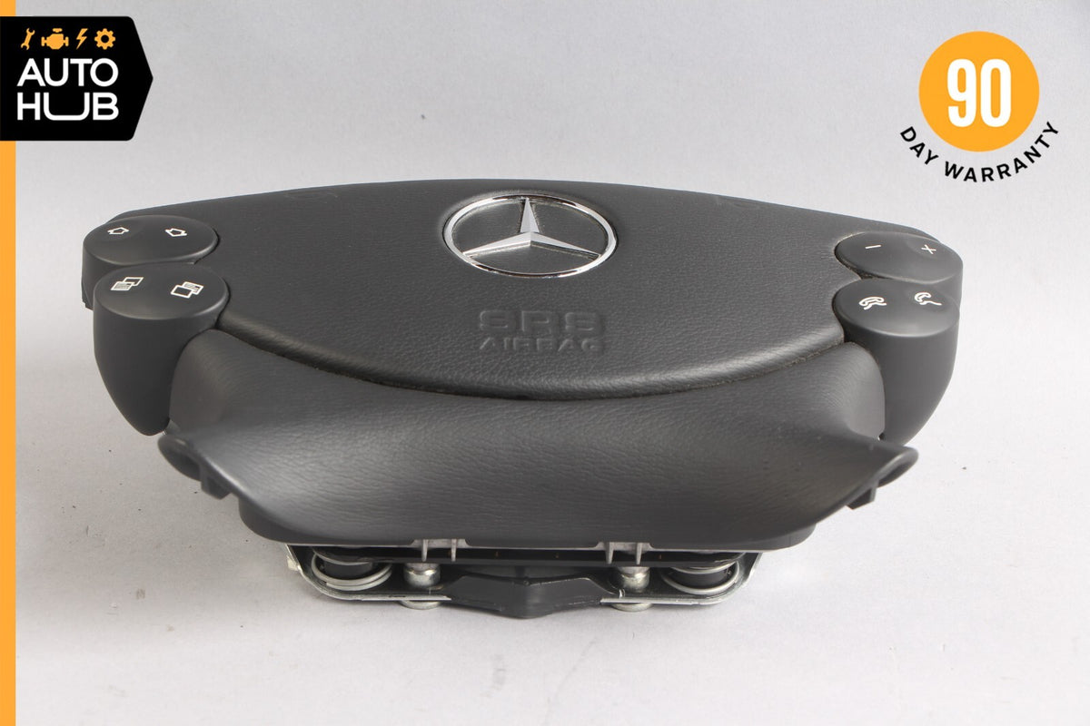 Mercedes R230 SL500 SL55 AMG CLK500 E350 Steering Wheel Airbag Air Bag Black OEM - photo 6