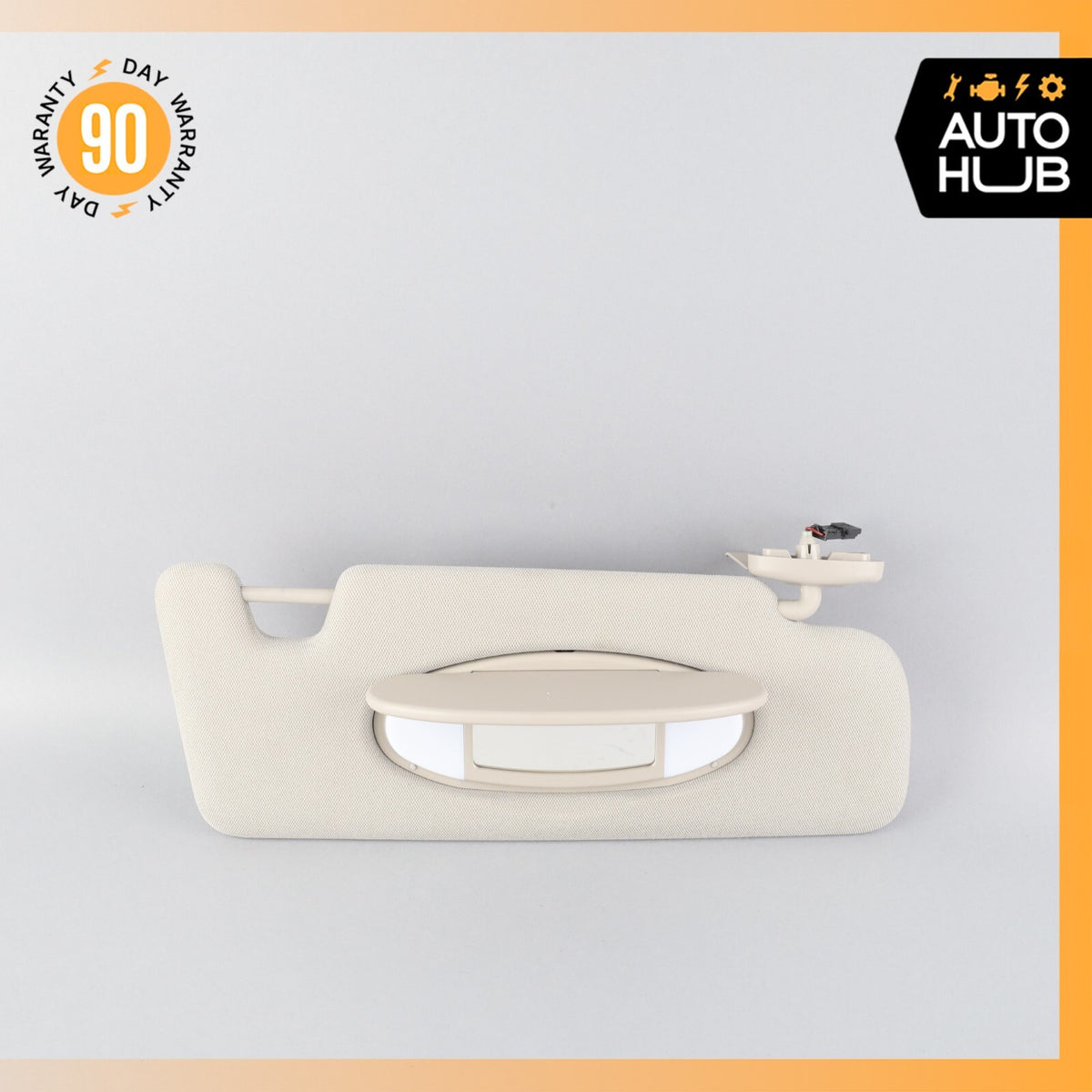 BMW i3 I01 Hybrid Right Passenger Side Sunvisor Sun Visor Gray OEM - photo 1