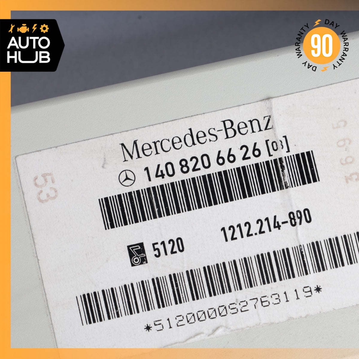 94-02 Mercedes R129 SL320 SL500 Anti Theft Key Alarm Control Module OEM - photo 9