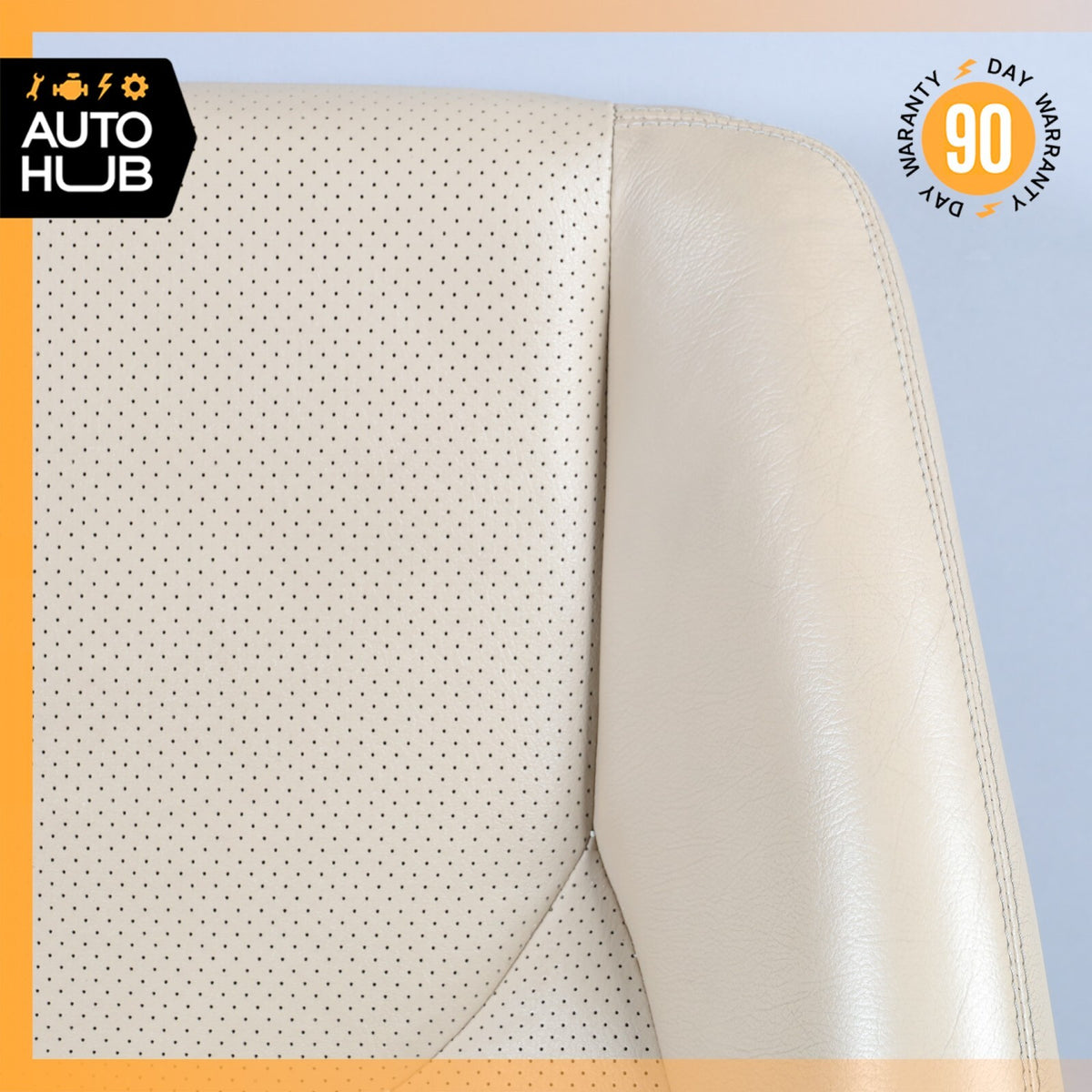 96-02 Mercedes R129 SL320 SL500 Right Side Top Upper Seat Cushion Beige OEM - photo 4
