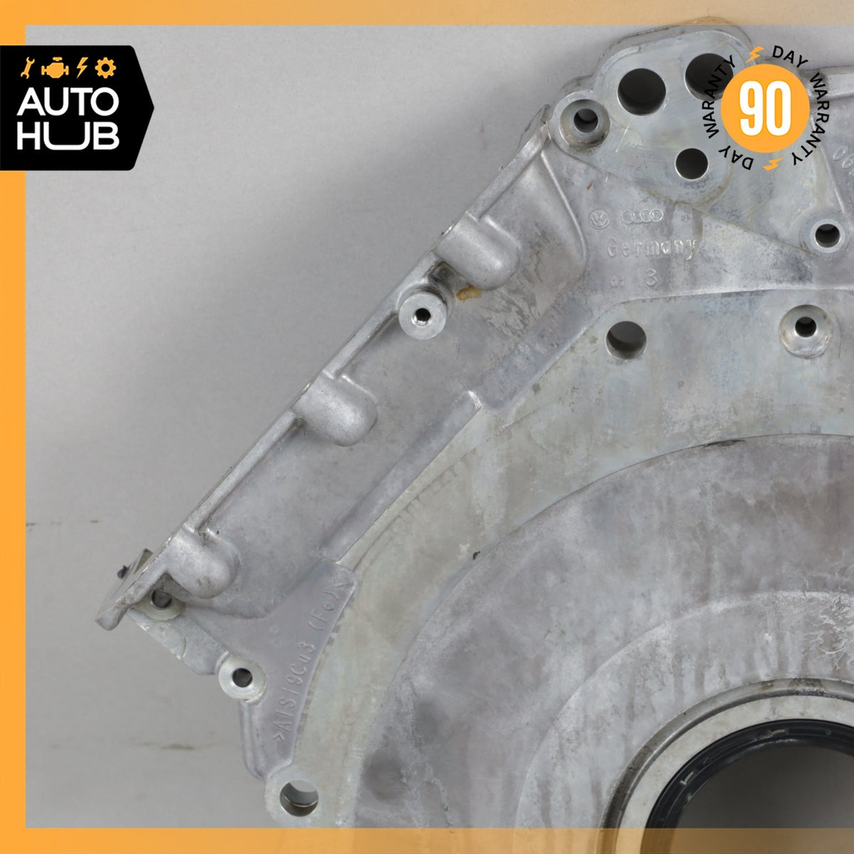 11-18 Porsche Panamera 970 Cayenne Hybrid Engine Motor Crankshaft Rear Cover OEM - photo 4