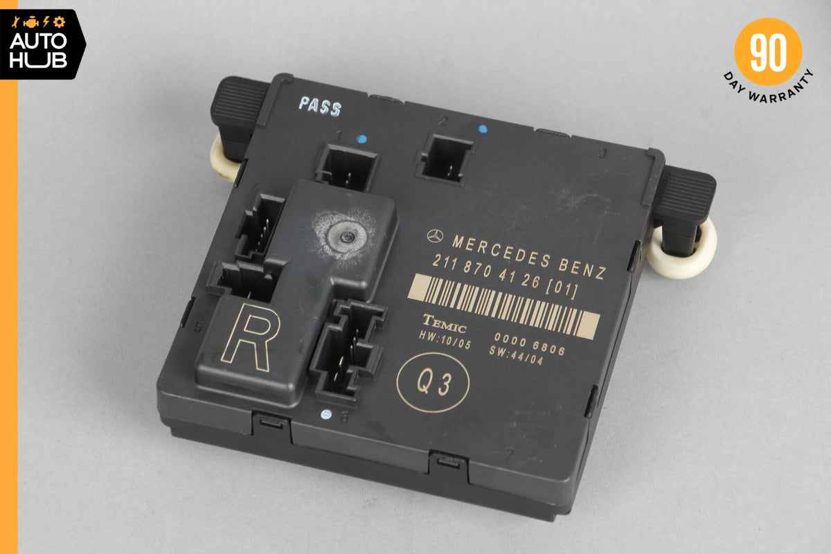 03-09 Mercedes W211 E350 E550 Rear Right Door Control Module 2118704126 OEM - photo 3