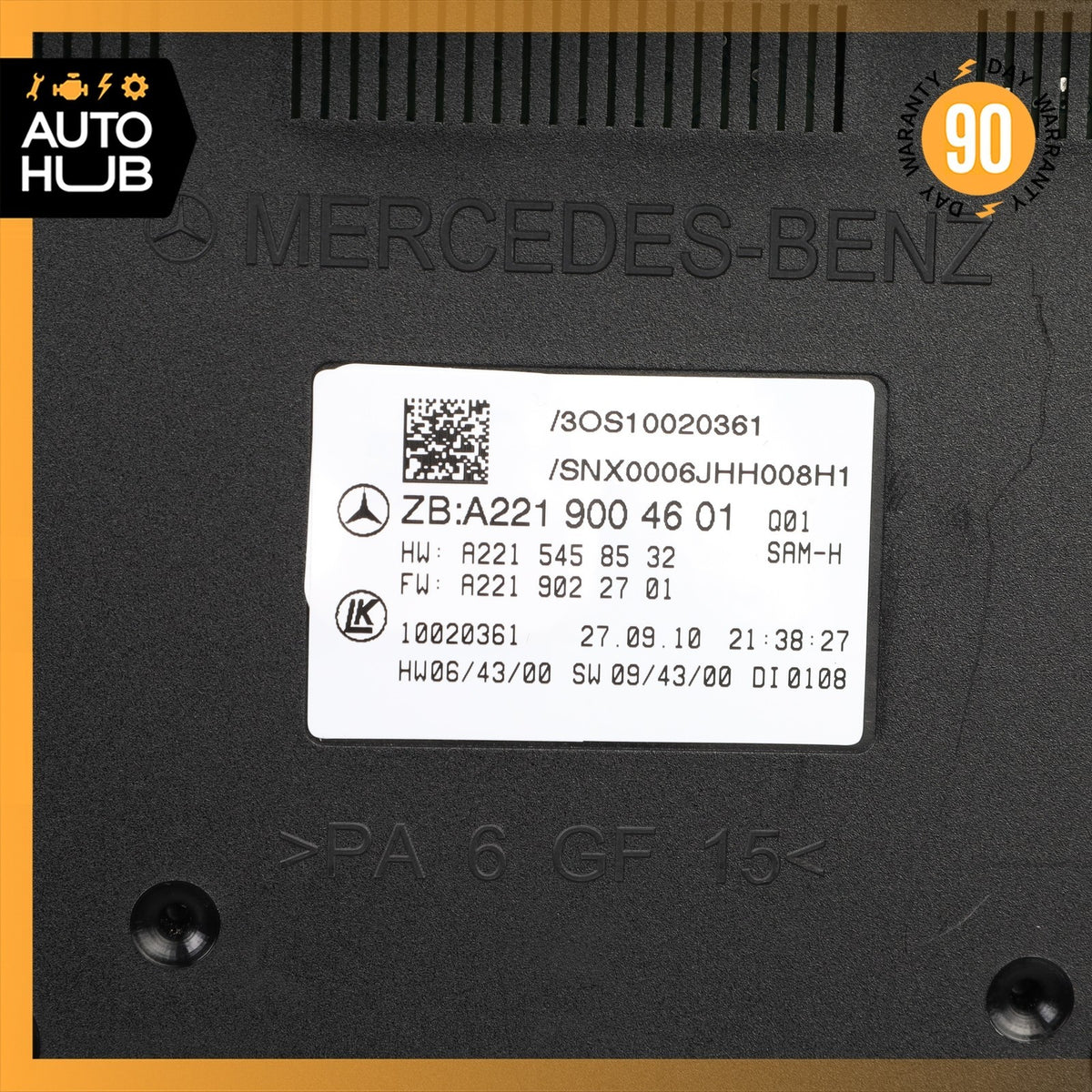 10-14 Mercedes W216 CL550 S550 Rear Trunk Fuse Box Relay Control Module OEM - photo 22