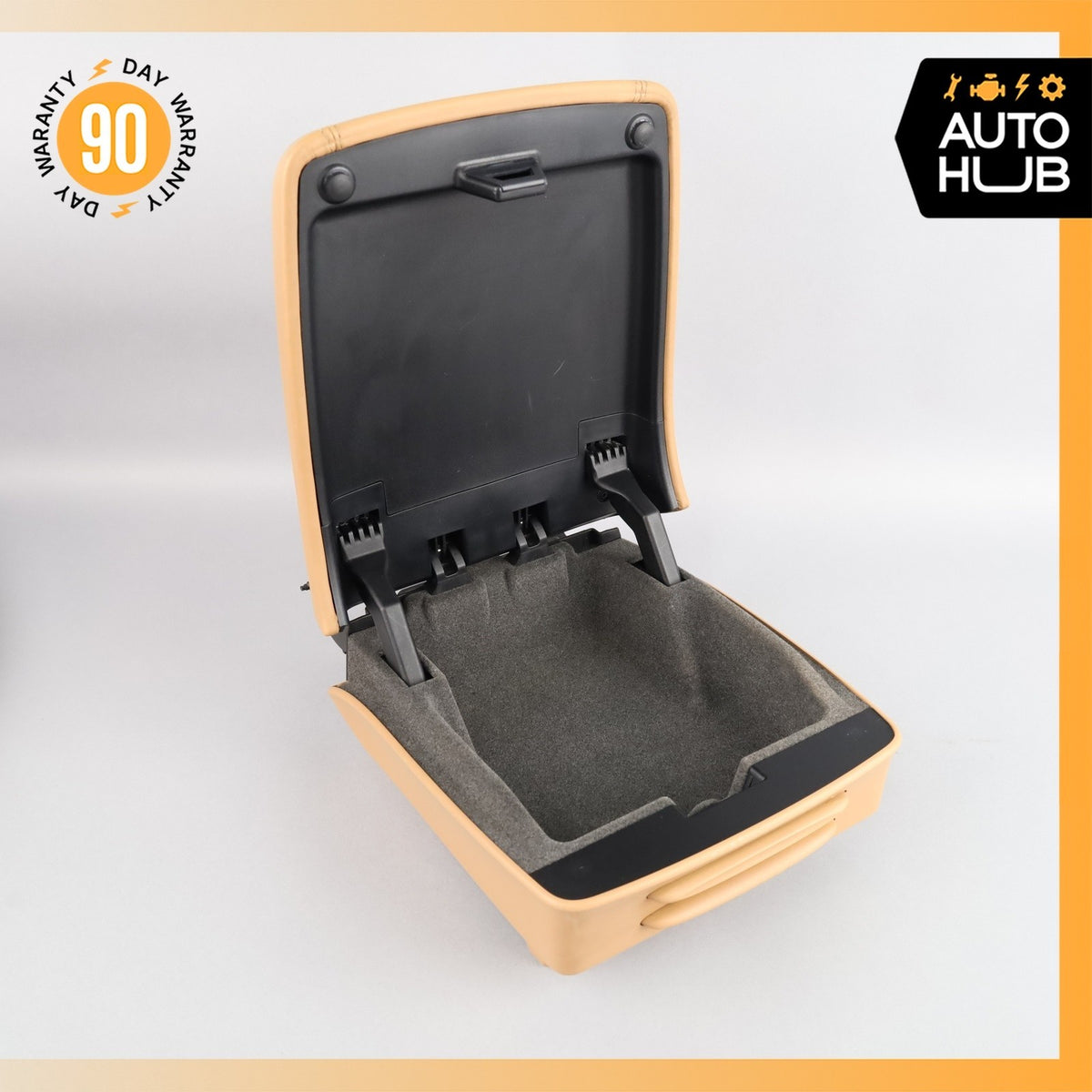 03-10 Porsche Cayenne 955 Front Center Console Armrest Arm Rest Leather OEM - photo 10