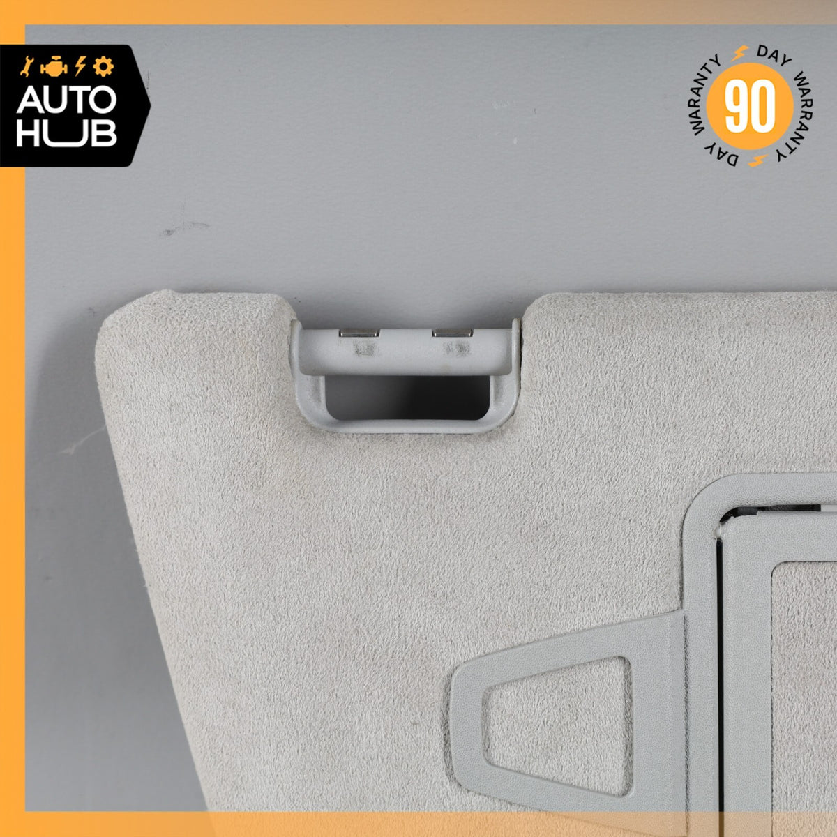 Mercedes W221 S600 CL550 Right Side Sun Visor Shade Sunvisor Gray Suede OEM - photo 2