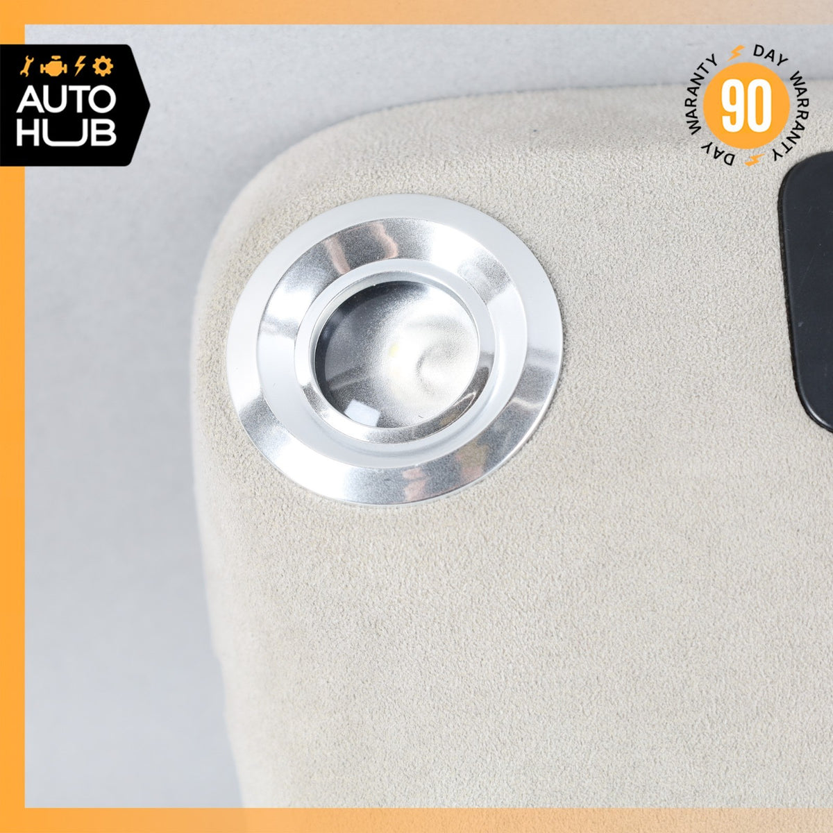 09-14 Aston Martin DB9 Vantage Interior Overhead Dome Reading Light Suede OEM - photo 3