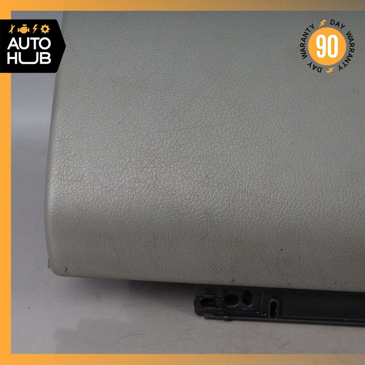 Porsche Cayenne 955 Dashboard Glove Box Compartment Leather Gray 7L5857095P OEM - photo 2