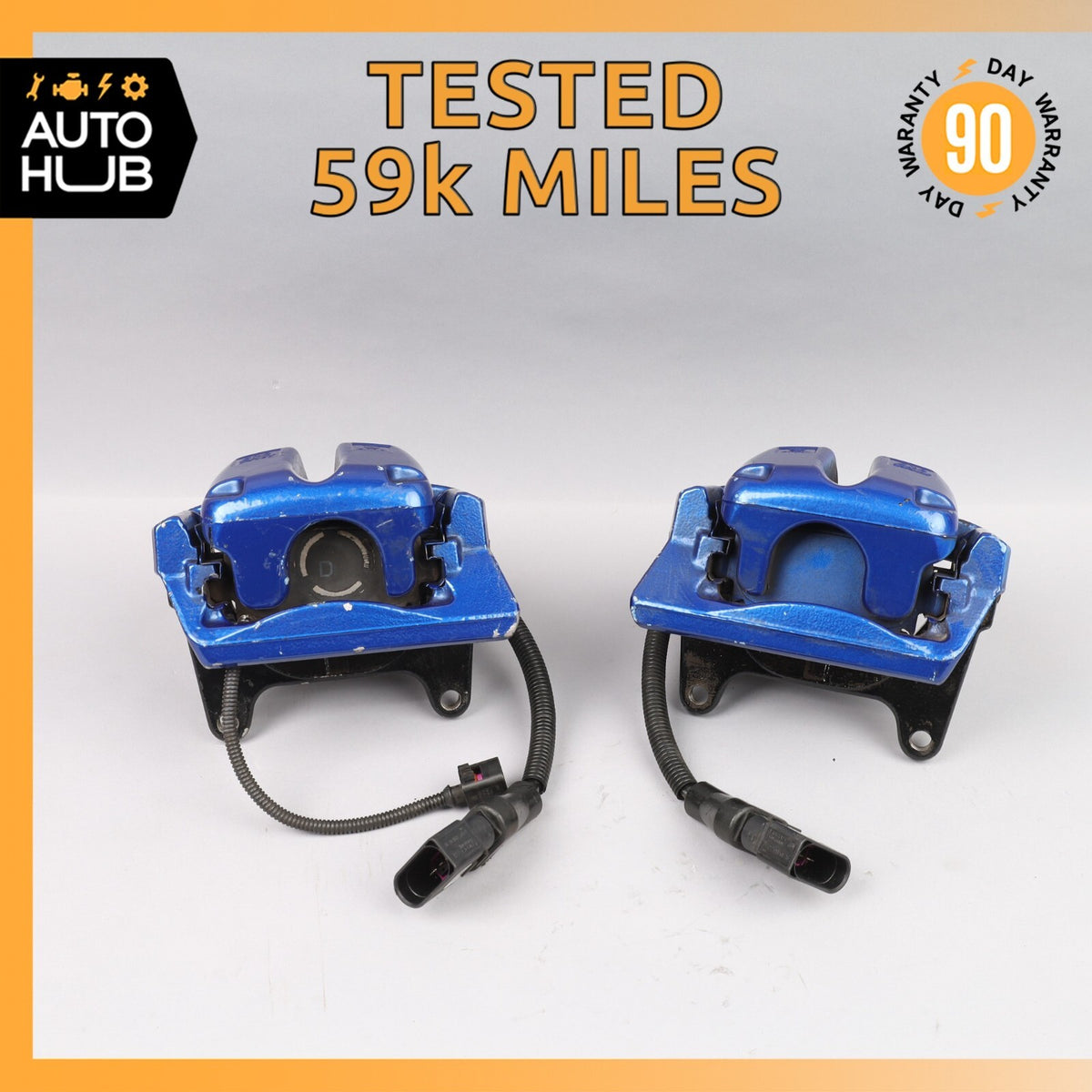 Bentley Continental GTC Rear Right & Left Side Brake Caliper w/ Actuator Set 59k - photo 1