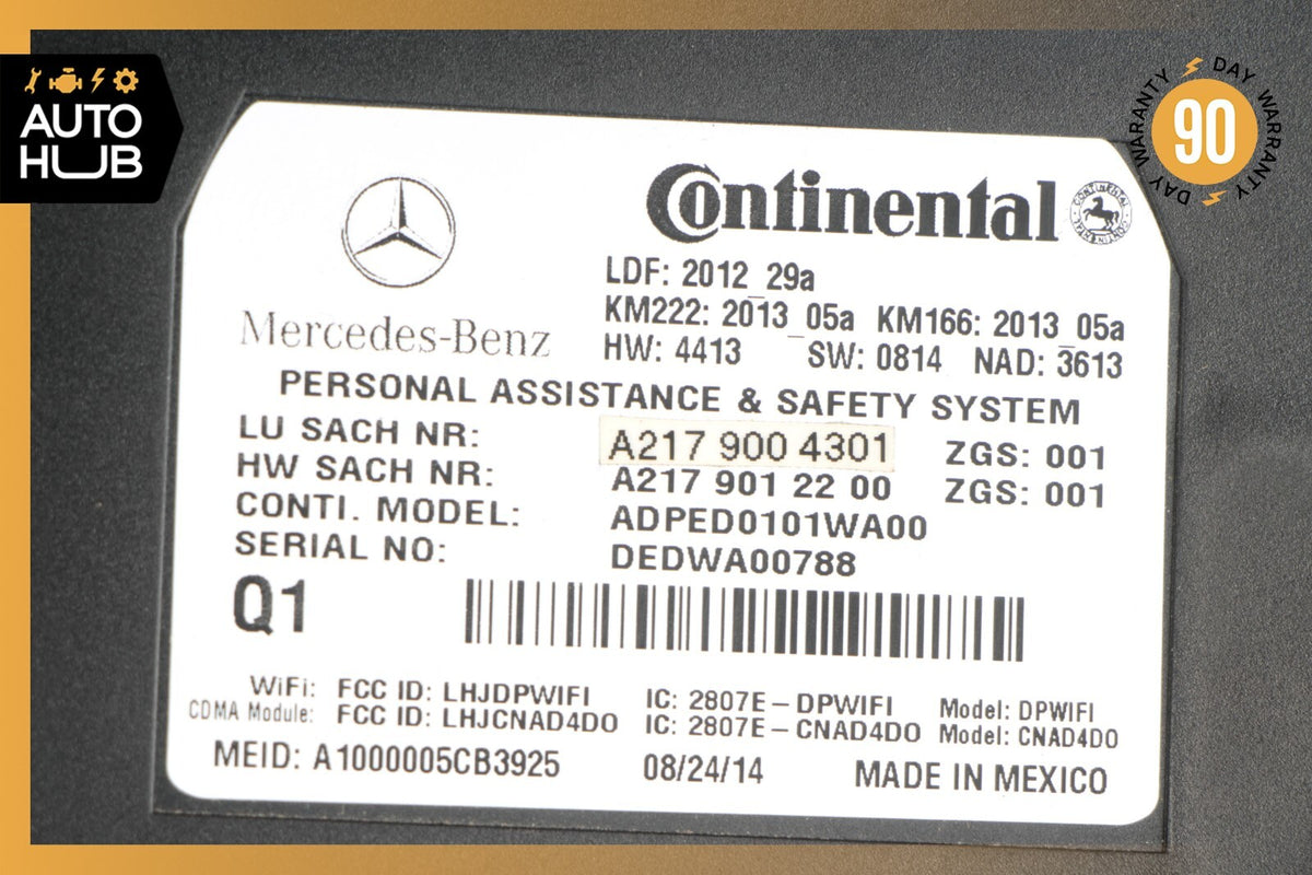 Mercedes W218 CLS400 E550 SL400 Communication Control Module 2179004301 OEM - photo 9