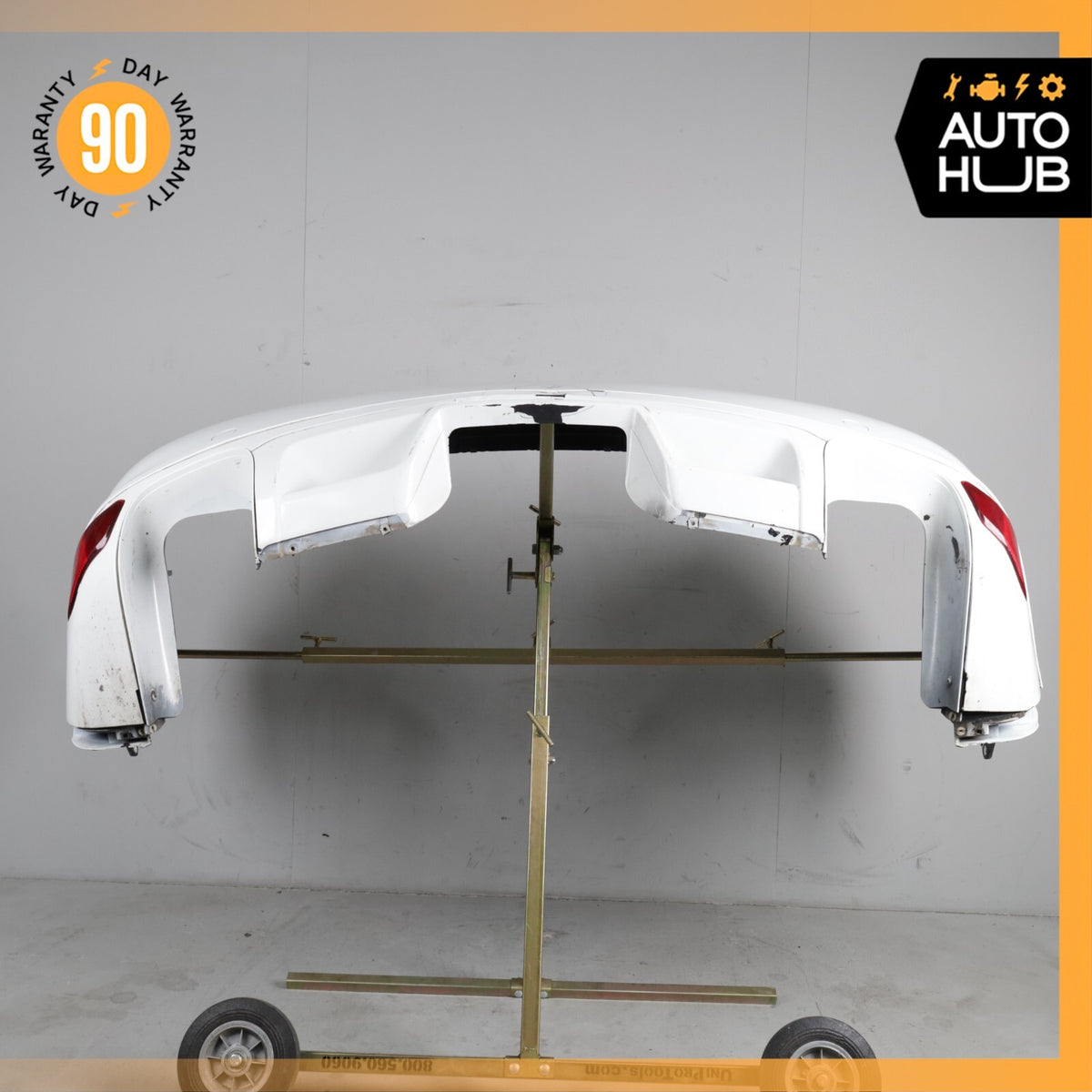 11-14 Porsche Cayenne 958 Rear Bumper Cover Assembly White OEM - photo 10