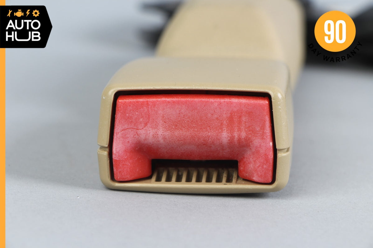07-14 Mercedes W221 S400 CL550 Front Right Passenger Seat Belt Buckle Beige OEM - photo 2