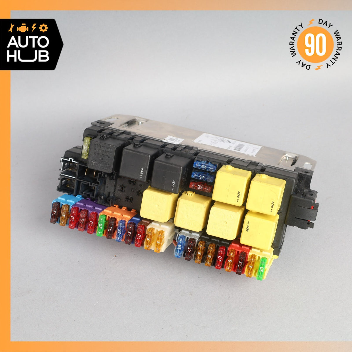 03-12 Mercedes R230 SL500 SL55 Front Left SAM Fuse Box Control Module OEM 41k - photo 4